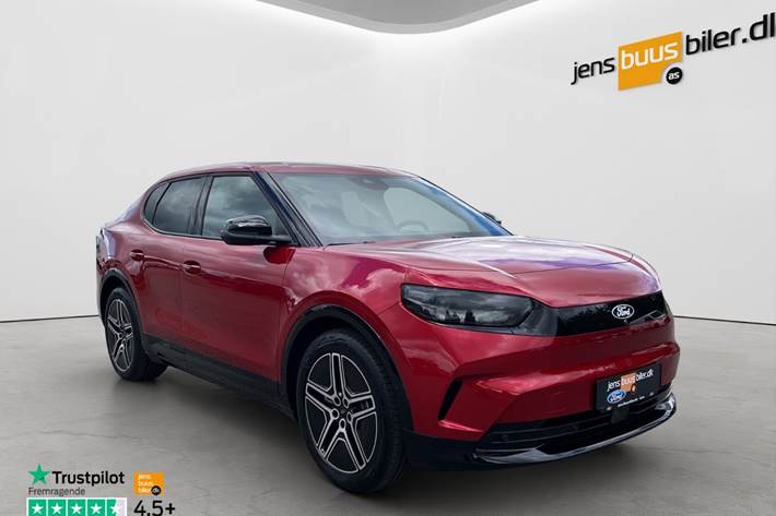 Rød Ford Capri fra 2025