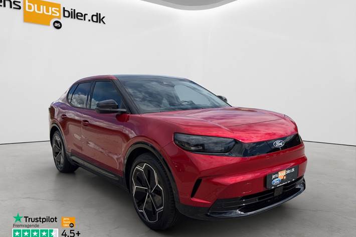 Rød Ford Capri fra 2025