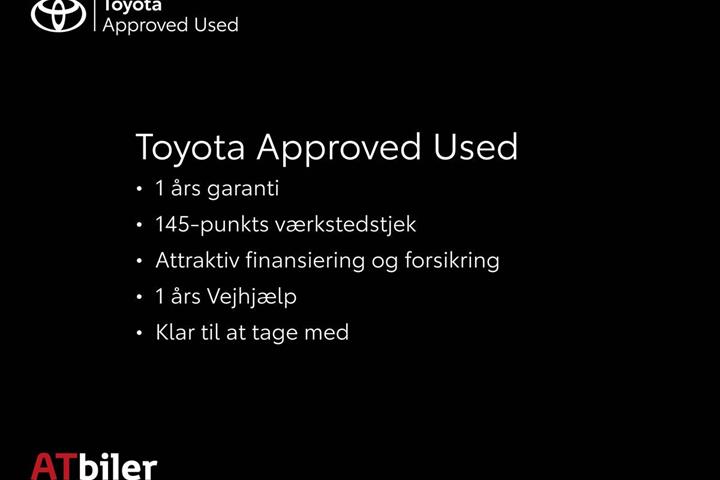 Hvid Toyota Yaris fra 2018