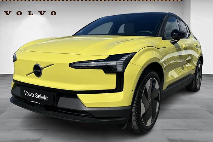 Gul Volvo EX30 fra 2025