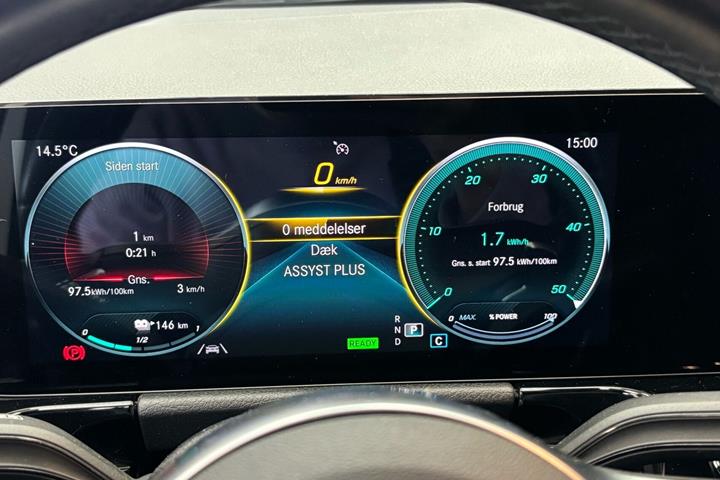 Hvid Mercedes EQA 250 fra 2021