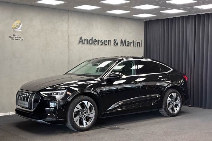 Sort Audi e-tron fra 2022