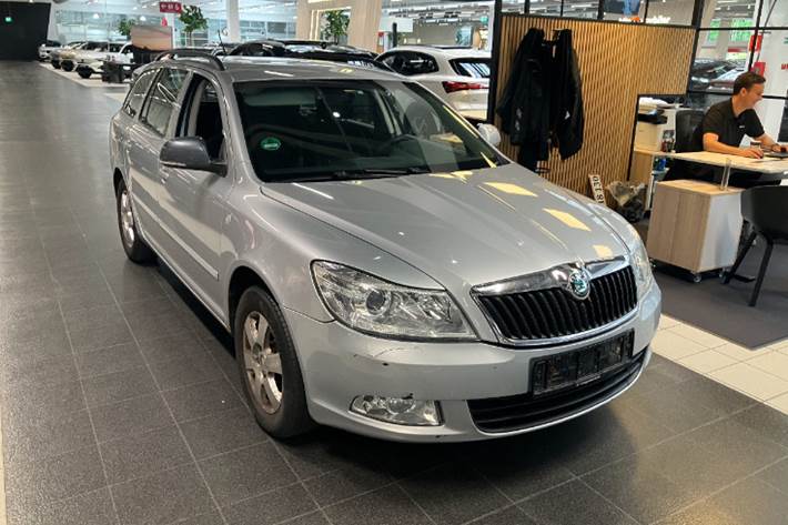 Sølv Skoda Octavia fra 2011