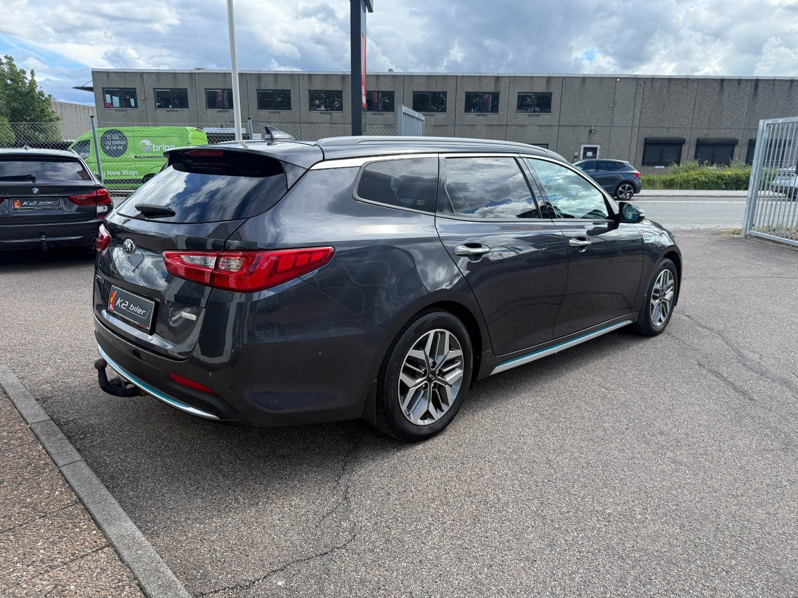 Grå Kia Optima fra 2019