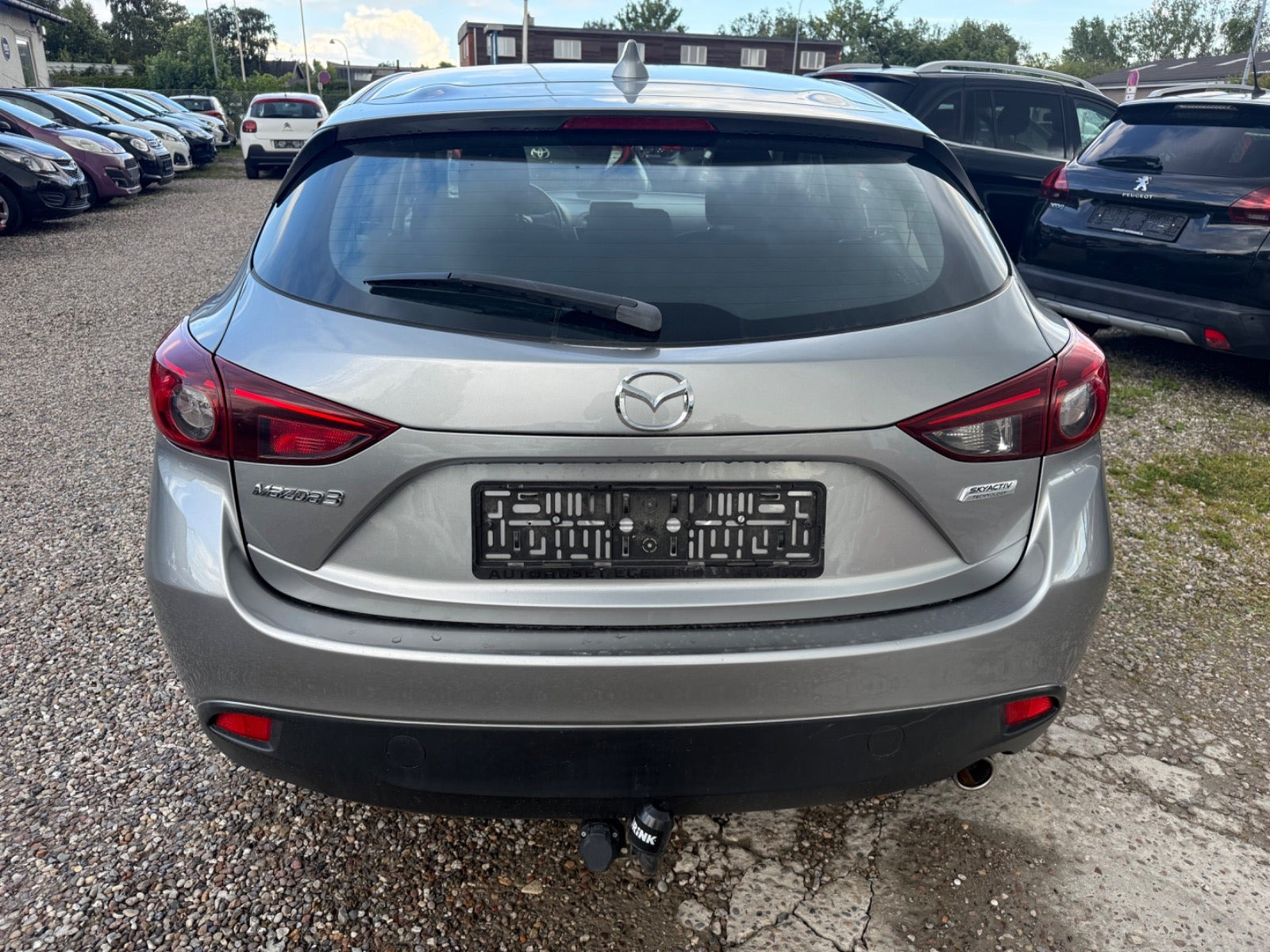 Grå Mazda 3 fra 2013