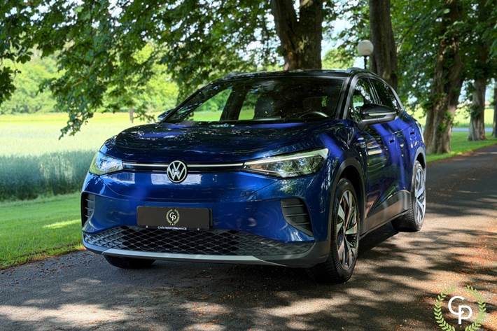 Blå VW ID.4 fra 2021