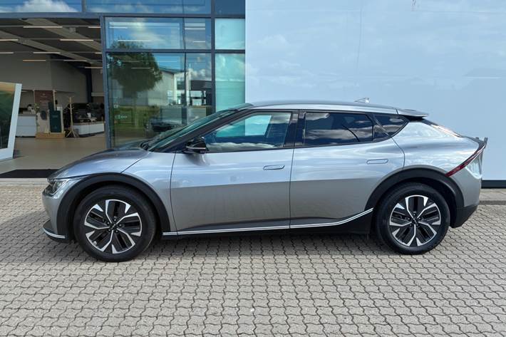 Sølv Kia EV6 fra 2024