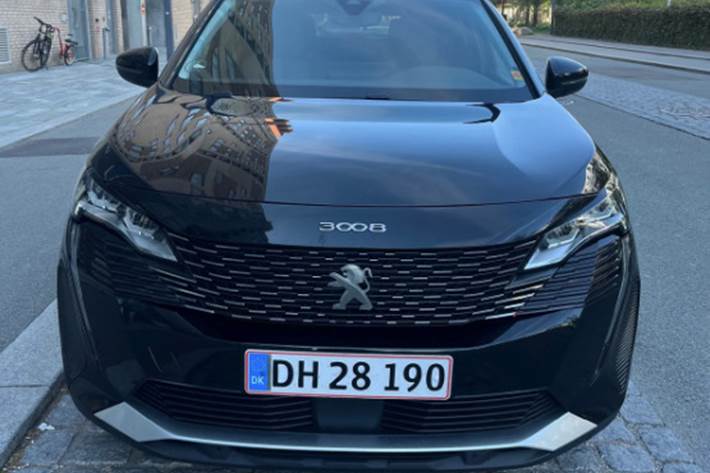 Sort Peugeot 3008 fra 2022