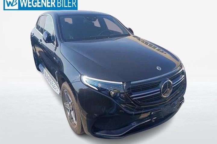 Sort Mercedes EQC400 fra 2021