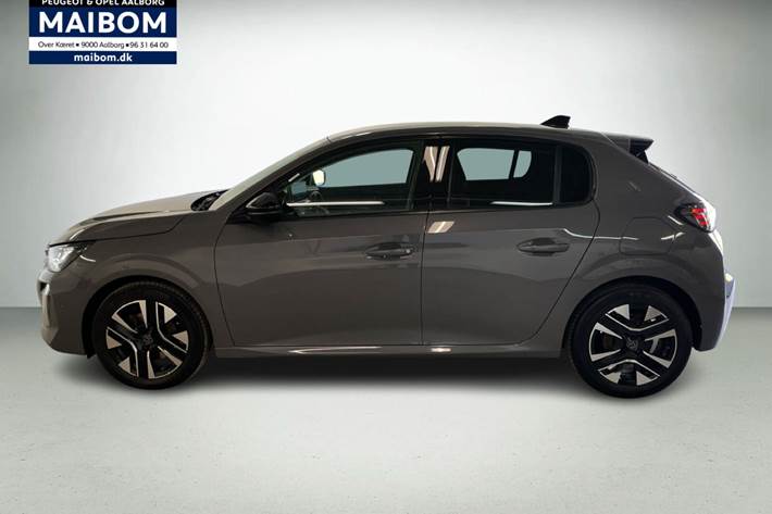 Grå Peugeot 208 fra 2024