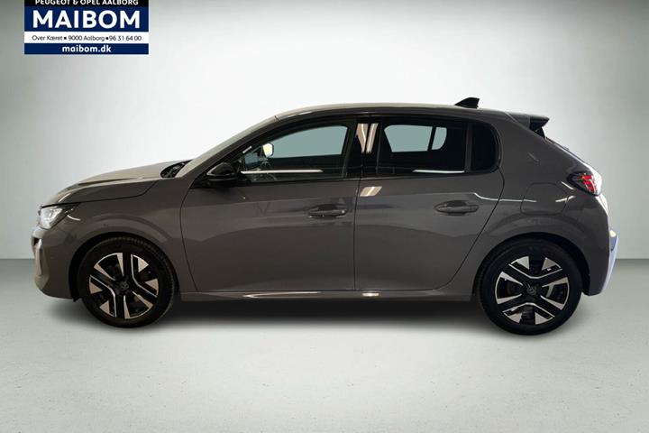 Grå Peugeot 208 fra 2024