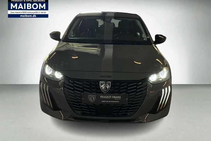 Grå Peugeot 208 fra 2024
