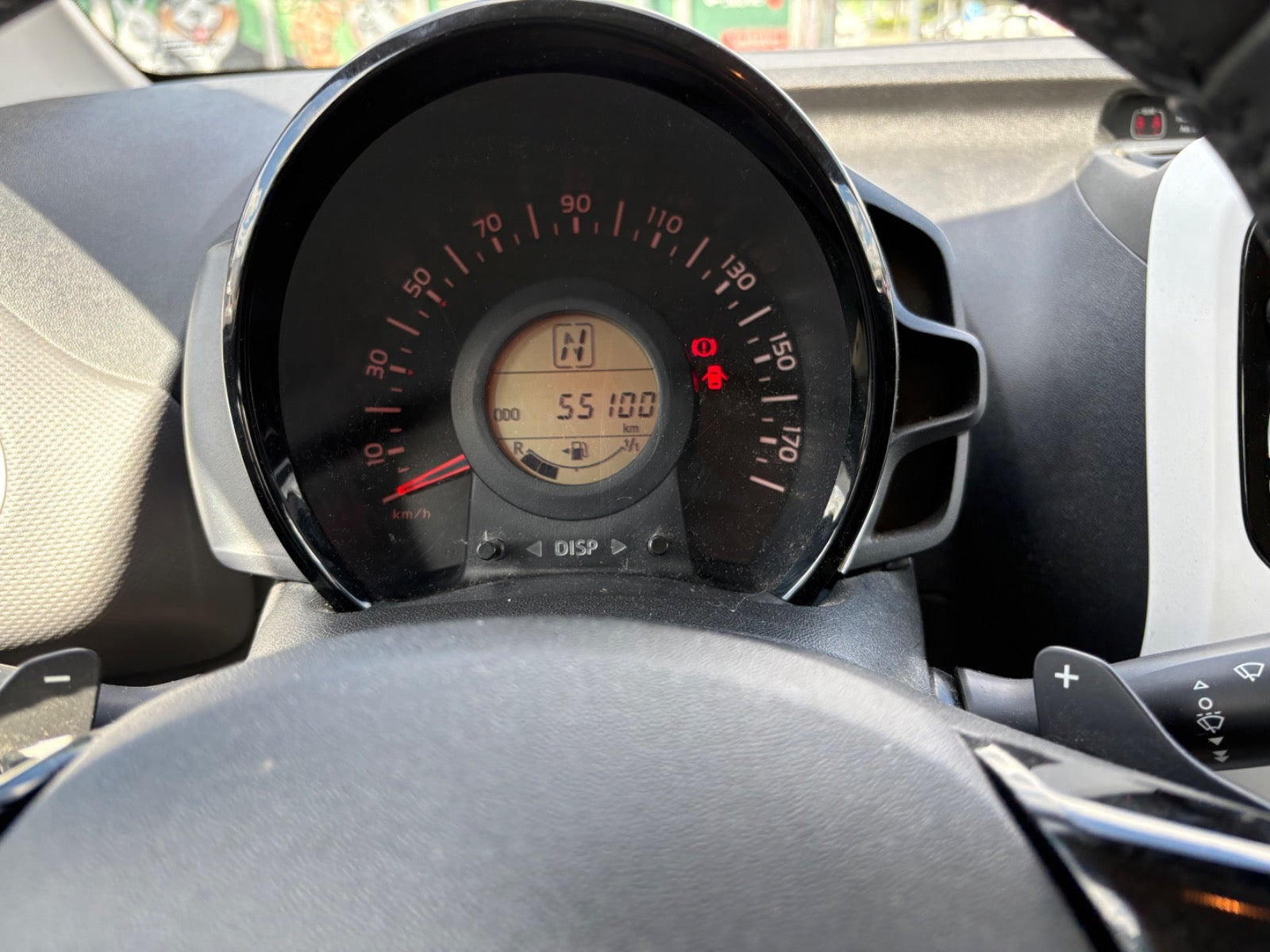 Rød Citroën C1 fra 2019