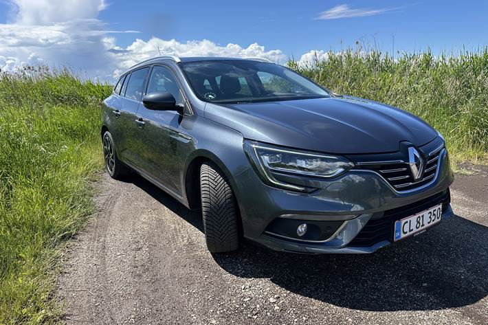 Grå Renault Mégane fra 2018