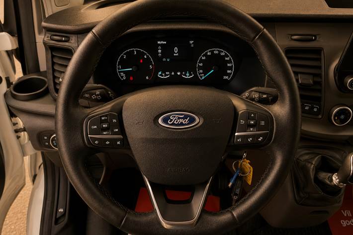 Hvid Ford Transit Custom 300 L2 fra 2021