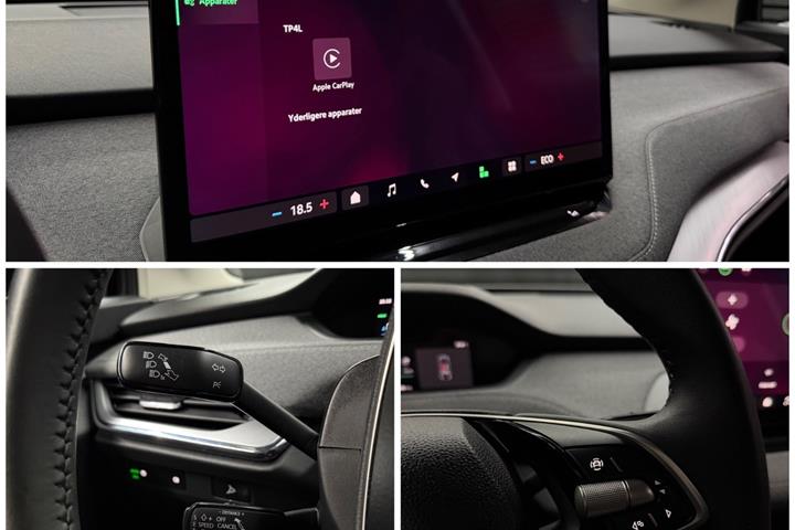 Sort Skoda Enyaq fra 2025