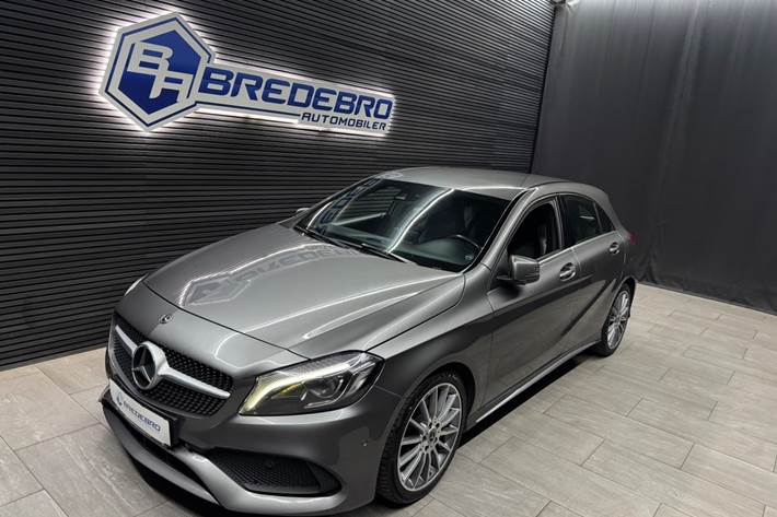 Grå Mercedes A200 d fra 2017