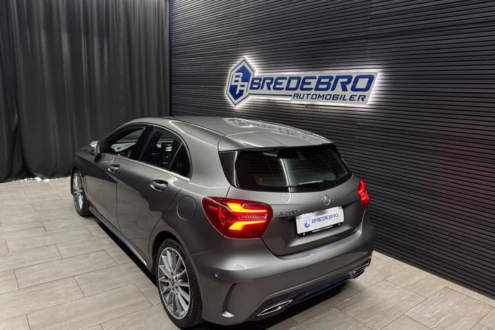 Grå Mercedes A200 d fra 2017
