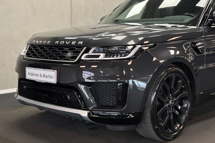 Grå Land Rover Range Rover sport fra 2018