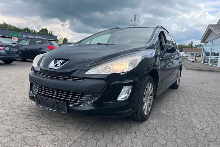 Sort Peugeot 308 fra 2010