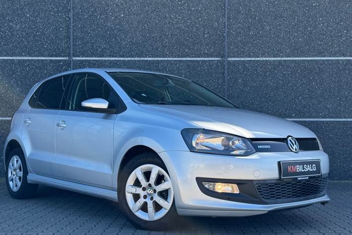 Sølv VW Polo fra 2010