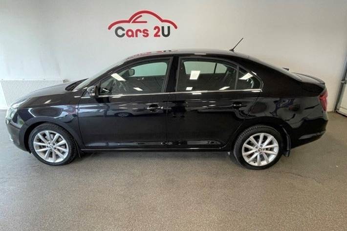 Sort Skoda Rapid fra 2018