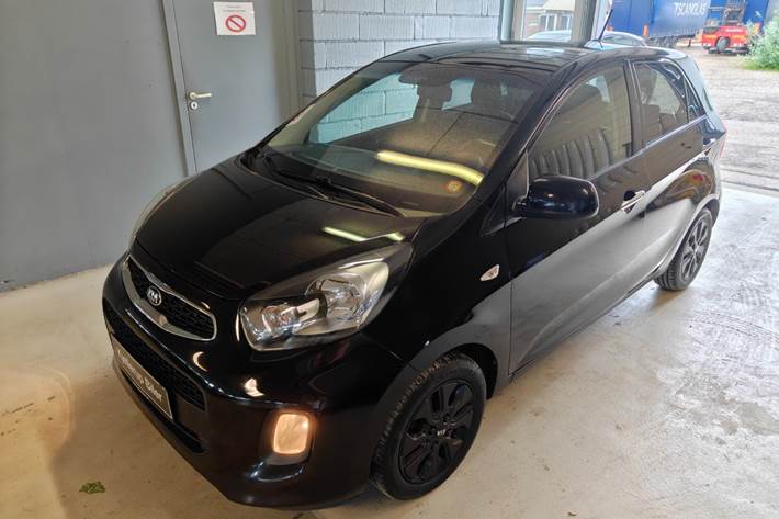 Gul Kia Picanto fra 2017