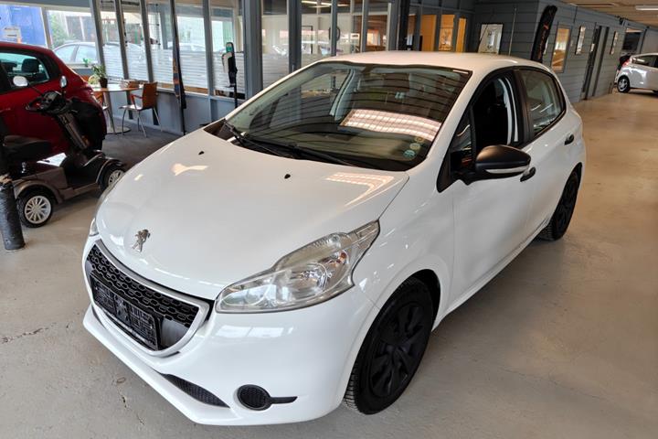 Gul Peugeot 208 fra 2014