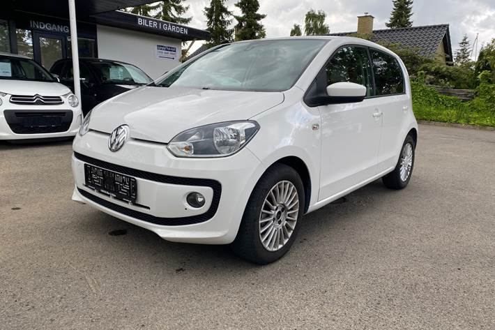 Hvid VW UP! fra 2013