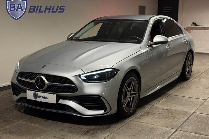 Sølv Mercedes C220 d fra 2022