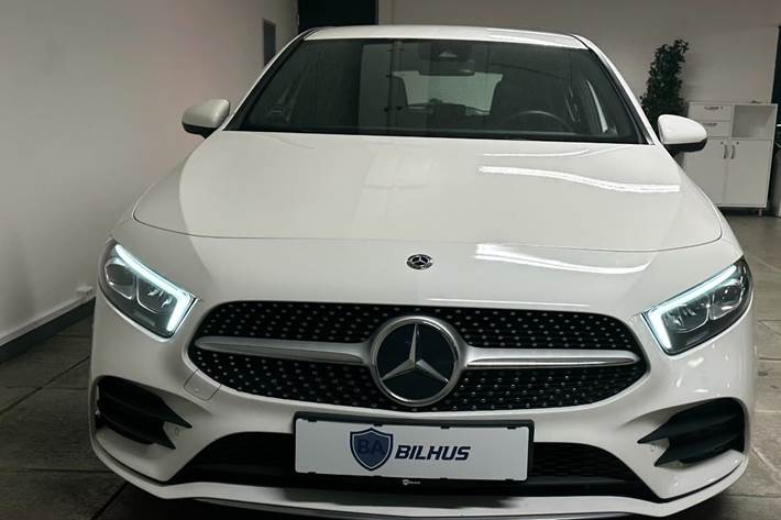 Hvid Mercedes A200 fra 2020