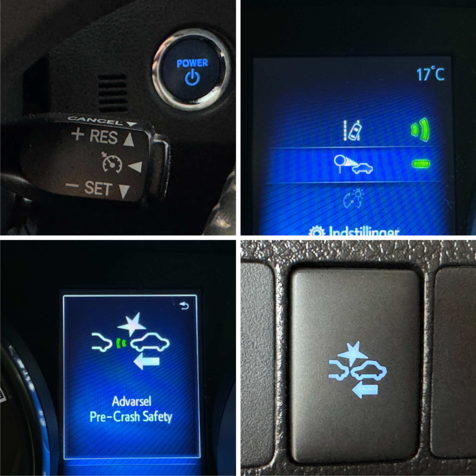 Sort Toyota Auris fra 2016