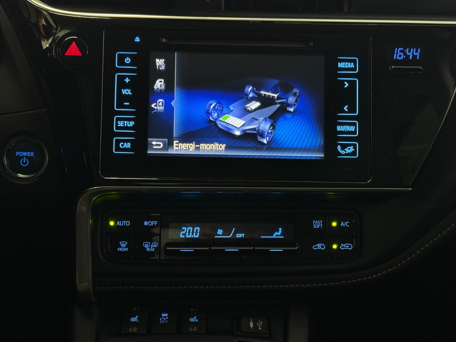 Sort Toyota Auris fra 2016