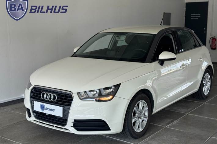 Hvid Audi A1 fra 2014
