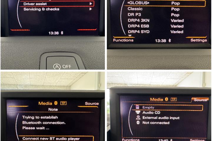 Hvid Audi A1 fra 2014