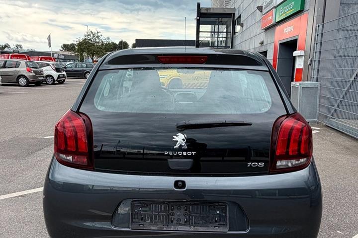 Sort Peugeot 108 fra 2018
