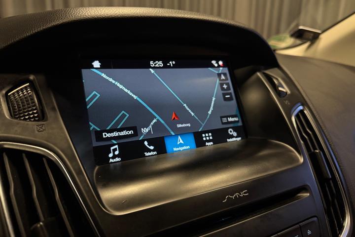 Grå Ford Focus fra 2017