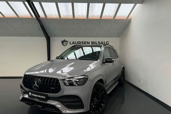 Grå Mercedes GLE350 de fra 2020
