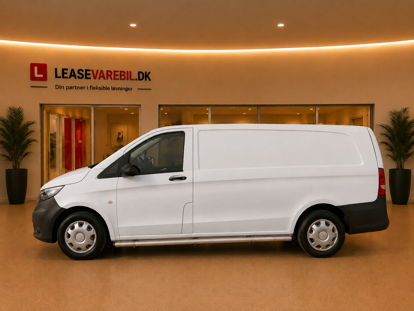 Hvid Mercedes Vito 114 fra 2023