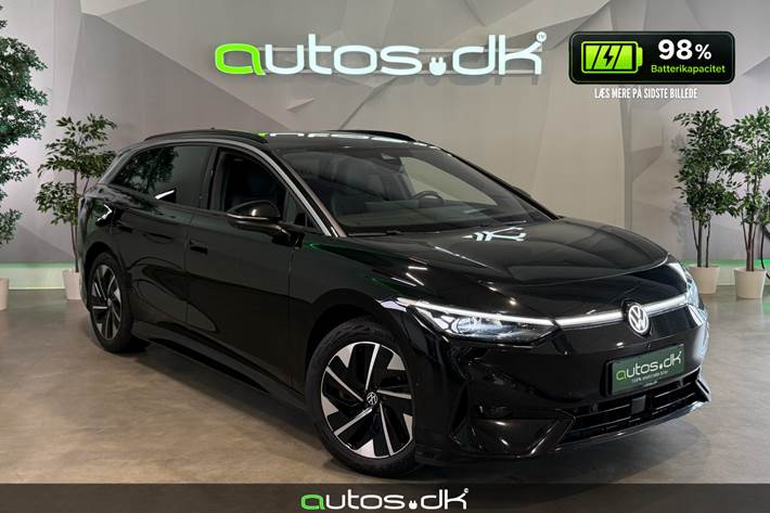 Sort VW ID.7 fra 2025 set udefra