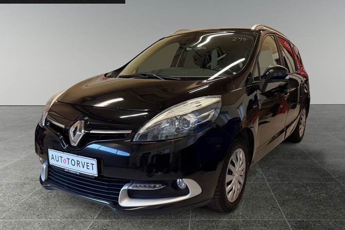 Sort Renault Grand Scenic III fra 2016 set udefra