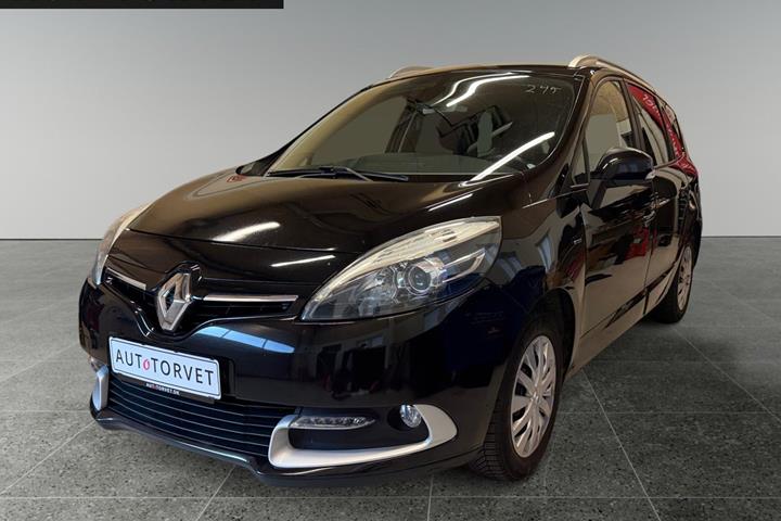 Sort Renault Grand Scenic III fra 2016 set udefra
