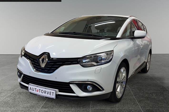 Hvid Renault Grand Scenic IV fra 2017 set udefra