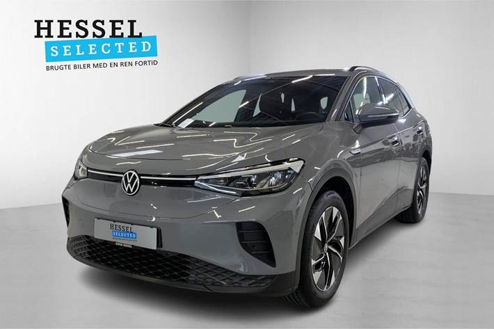 Grå VW ID.4 fra 2022 set udefra