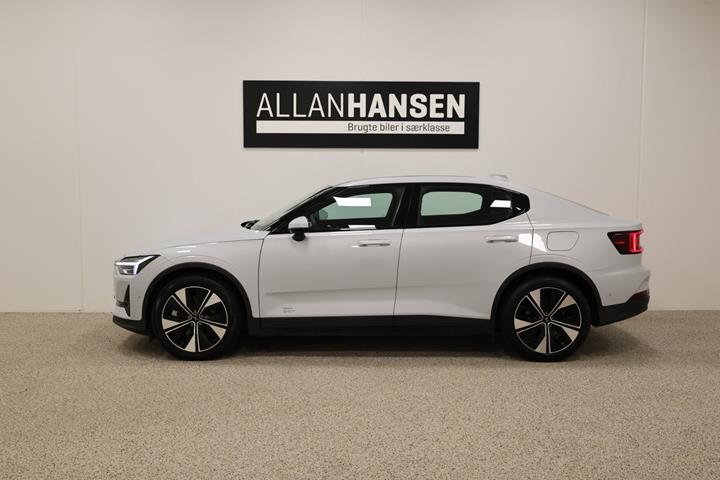 Hvid Polestar 2 fra 2023