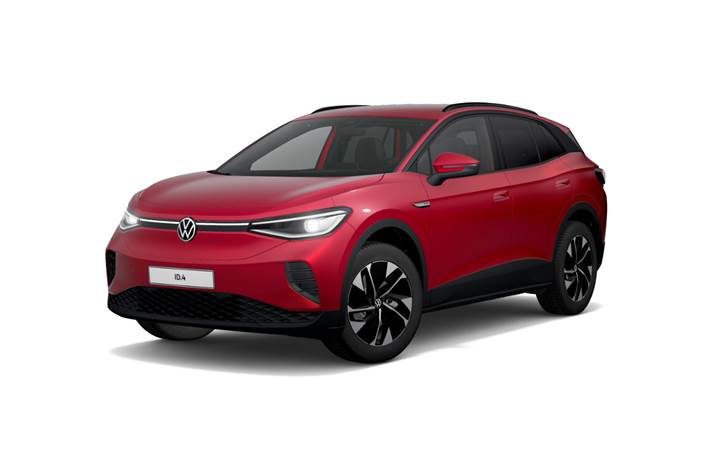 Rød VW ID.4 fra 2022