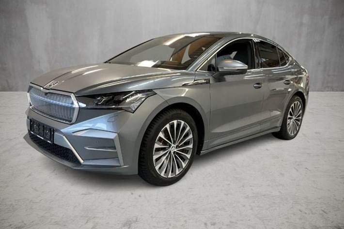 Grå Skoda Enyaq fra 2025