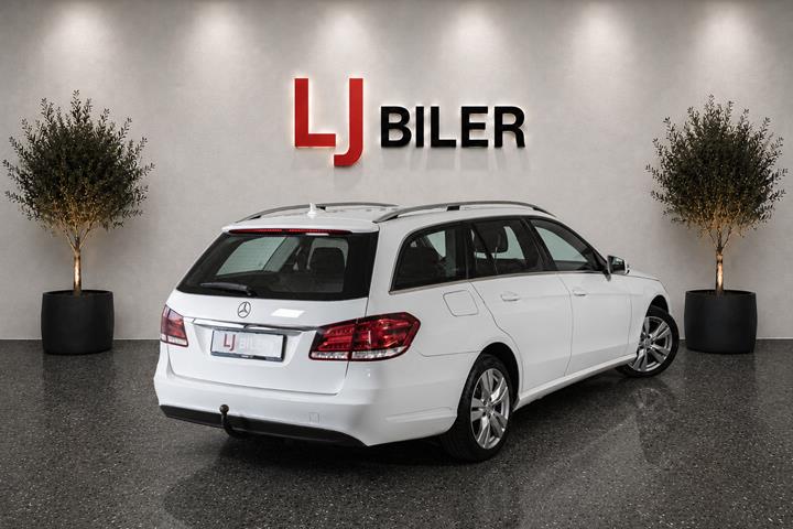 Hvid Mercedes E200 fra 2014