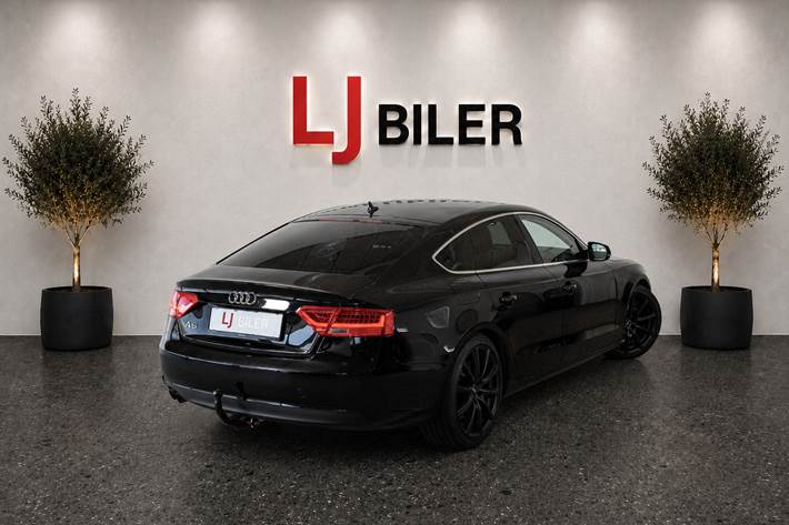 Sort Audi A5 fra 2013