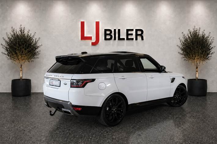 Hvid Land Rover Range Rover sport fra 2019